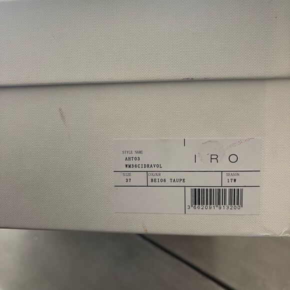 IRO IRO Cidravol ruffle boot size 37 New  flawed - Picture 6 of 10